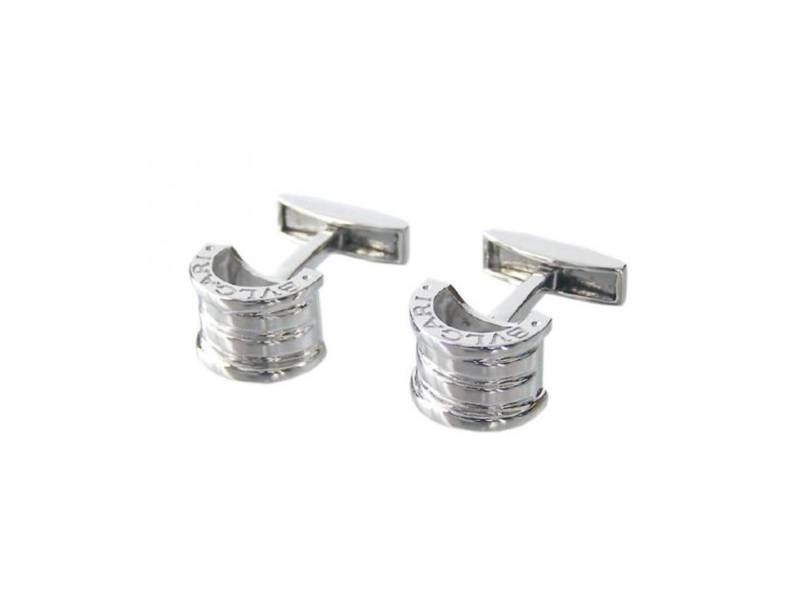 BULGARI SILVER B.ZERO1 CUFFLINKS GM852404